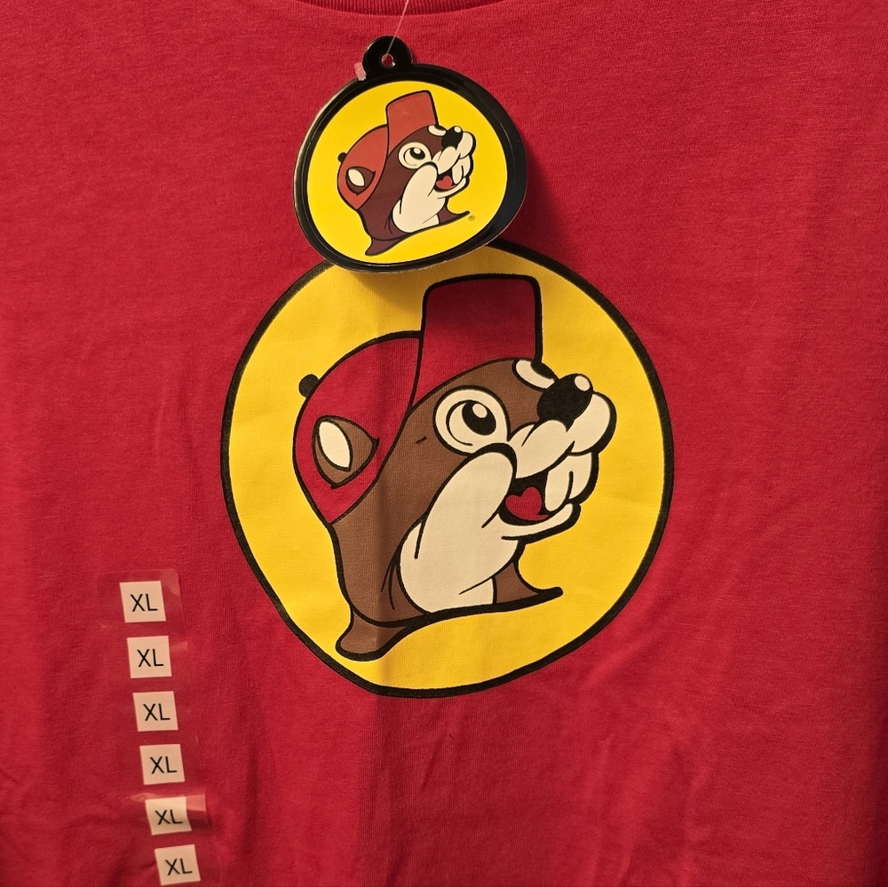 BUC-EE'S Iconic Beaver Logo Graphic Tee NEW XL Unisex NWT